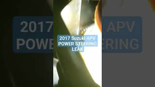 2017 Suzuki APV Power Steering Leak #Suzuki #apv #powersteering