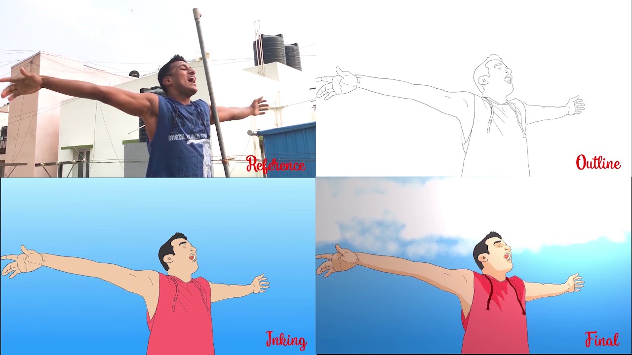 2d Animation With Rotoscoping Youtube