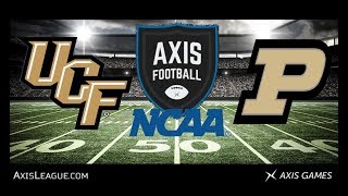 NCAA 19 UCF VS PURDUE | S-1 G-12 | AXIS FOOTBALL