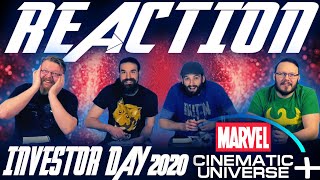 Disney Investor Day - Marvel Trailers and Announcements REACTIONS!!