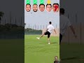 footballers precise shot challenge 😎