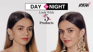 5 Product Challenge |  Day To Night Festive Look | Smashbox Cosmetics