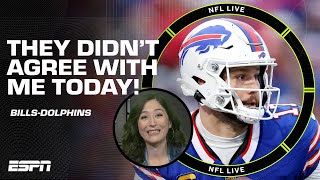 I'm the ODD ONE OUT picking the Buffalo Bills vs. the Miami Dolphins 👀 | NFL Live