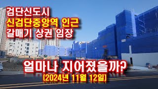 검단신도시 신검단중앙역 인근 갈매기상권 임장(2024년 11월 12일)