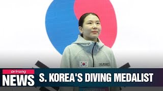 Kim Su-ji makes history by becoming first S. Korean diver to win medal at FINA World Championships