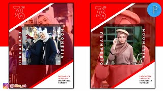 Cara edit foto keren di PixelLab | 17 AGUSTUS