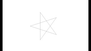 How to draw a Star using Python Turtle Graphics