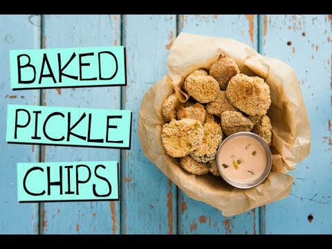 Baked Pickle Chips Baked Pickle Chips