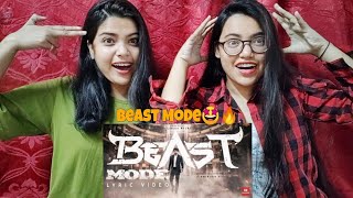 Beast Mode Lyrics ft. Thalapathy Vijay REACTION Video by Bong girlZ|Beast|Anirudh,Nelson,Pooja Hegde