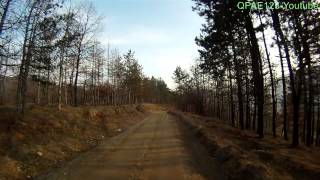 EP114 : Forest descend on a trekking bike Univega Terreno 400