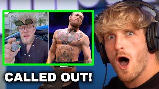 LOGAN PAUL'S REACTION TO JAKE PAUL CALLING OUT CONOR MCGREGOR!