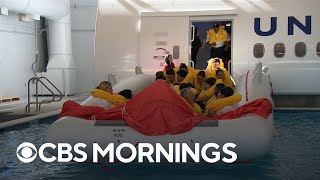 Behind the scenes of flight attendant training