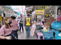 炸韭菜糕炭火烤玉米泰国曼谷街头美食小吃 fried chive grilled corn bangkok thailadn street food