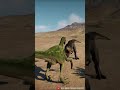 FEATHERED THERI FIGHTS FEATHERED T-REX! - Jurassic World Evolution 2 #Shorts