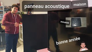 panneau acoustique maison