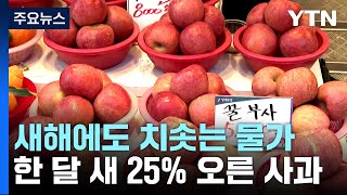 새해에도 치솟는 장바구니 물가...25%나 오른 사과값 / YTN