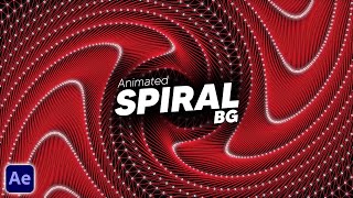 ✅Animated Spiral Background in After Effects - After Effects Tutorial