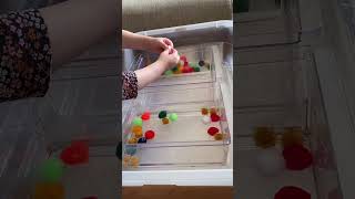 Pom Pom Water Transfer Activity!Have your kids practice fine motor skills while .....