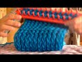 sciarpa senza ferri telaietto knitting loom