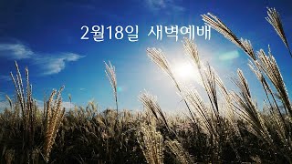 21년 2월18일   새벽예배