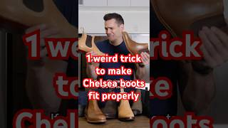 Chelsea boots too big? Here’s the fix #mensboots