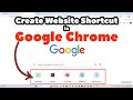 How to Create Any Website Shortcut in Google Chrome