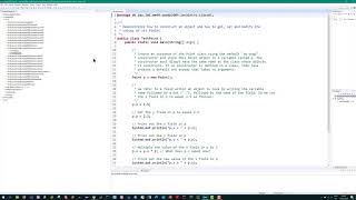 Object-Oriented Programming in Java - Lesson 1: No-args constructor, accessing fields