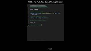 Get the Full Path of the Current Working Directory in Python | Python Examples | Python Tutorial