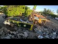 view of operator loading scrap metal at king brother recycling