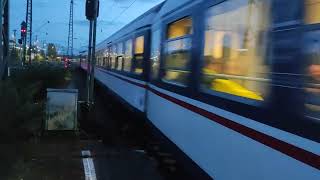 Einfahrt von n-wagen in Hamm Hauptbahnhof BR 110