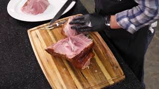 How To Carve a Shank Portion Ham