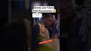 Bimbo and Timini Takes it to the next level with kisses 😍 #trendingshorts #bimboademoye #lovestory