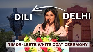 What Yukti Belwal Reveals About the Future of Medicine at Timor Leste White Coat Ceremony 2024