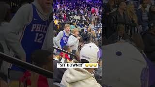 Young Sixers Fan Talking SMACK To Lakers Fans 😂🔥