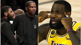 Kyrie Irving and Kevin Durant talk about how to STOP LeBron James and the Lakers REPEAT