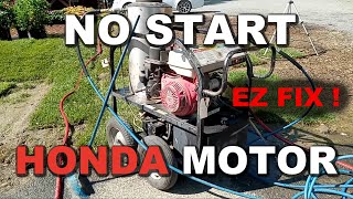 Honda GX390 - No Start - Try This !
