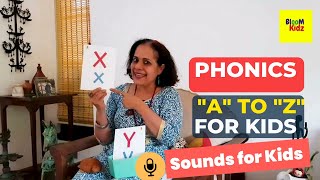 Learn PHONICS A to Z for kids | Alphabet Letter Sounds | ABC Phonics Alphabet |  Phonics for Kids