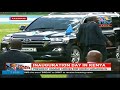 Presidents Ali Bongo (Gabon) Mohamed Abdullahi (Somali) Paul Kagame (Rwanda) arrive at Kasarani