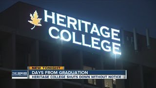 Denver students demand answers after Heritage College shuts down