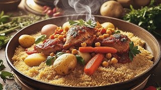 تجربتي مع قدر الضغط الكهربائي  لاعداد الكسكسي     Making couscous with instant pot 🍲