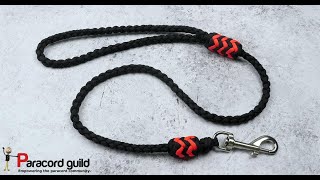 Braided dog leash- pineapple style