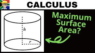 Optimisation Grade 12: Maximum Surface Area Cylinder