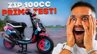 PRIMA ACCENSIONE e TEST a FUOCO dello ZIP 2 FAST 100cc 🔥 E' un MISSILE 😦