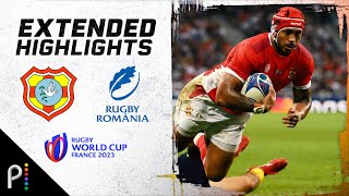 Tonga v. Romania | 2023 RUGBY WORLD CUP EXTENDED HIGHLIGHTS | 10/8/23 | NBC Sports