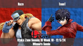 OZone19W10 - WS - Raze [Terry] vs ToasT [Joker]