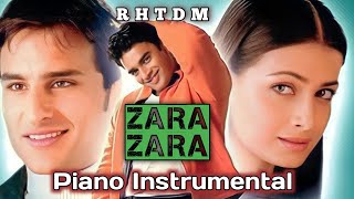 Zara Zara Piano Instrumental | RHTDM | Hindi Instrumental Songs | Slow and Reverb  | Soothing