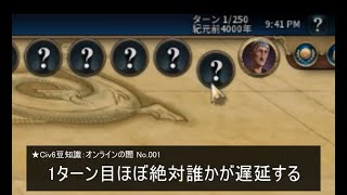 【単発実況】Civilization6 オンラインマルチ(野良)の闇