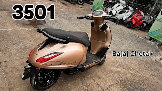 The All New Bajaj Chetak 3501 Touch Screen Display Google Navigation Detail Review On Road Price  !