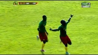 Vincent Aboubakar goal - Cameroun vs RD Congo (1-0) | Qualifications CAN 2015