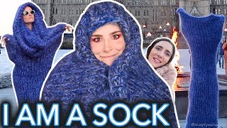 I Was A Human Sock For A Day (I Tried Following A Safiya Nygaard )